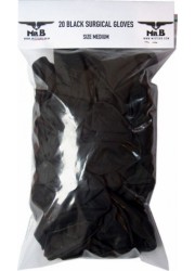 MisterB-Gants chirurgicaux noir 10 paires