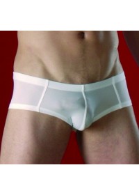 Lingerie sexy pour homme shorty coquin blanc.