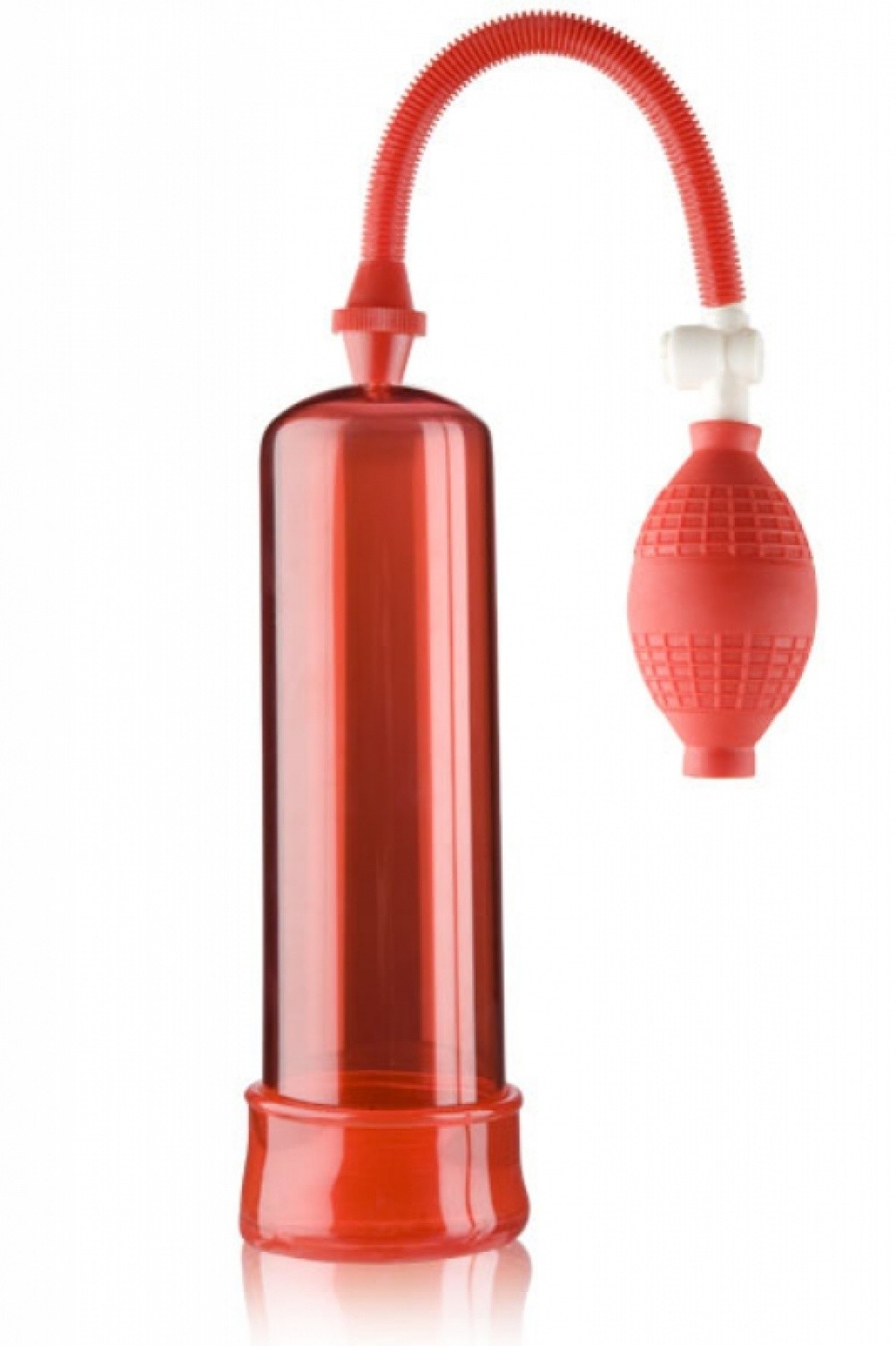 Pompe développeur pénis à poire rouge  Penis Enlarger Pump