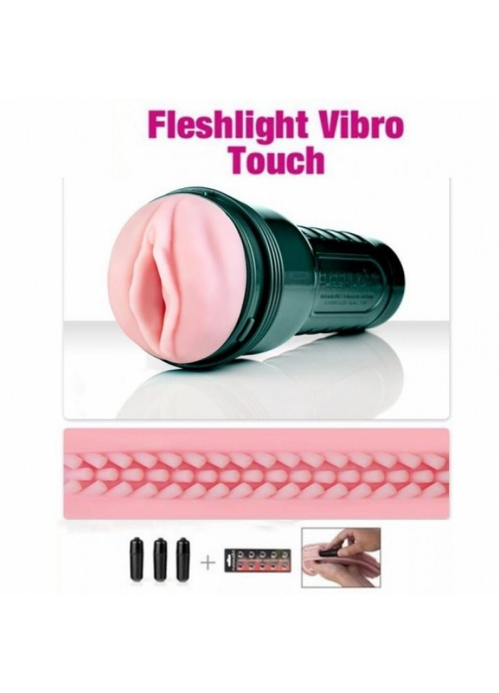 Fleshlight Masturbateur homme vaginette vibrante pack STU Vagin