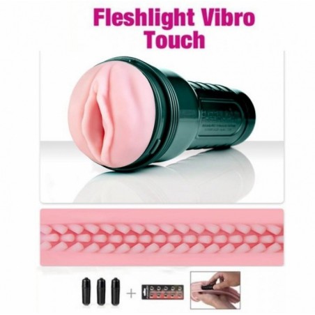 Fleshlight Masturbateur homme vaginette vibrante pack STU Vagin