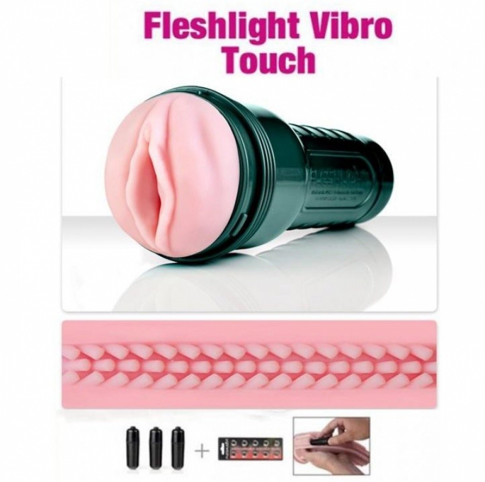 Fleshlight Masturbateur homme vaginette vibrante pack STU Vagin