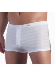 OlafBenz 1117-Boxer homme Buttonpants blanc