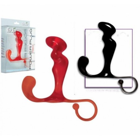 Stimulateur prostatique Power plug rouge noir