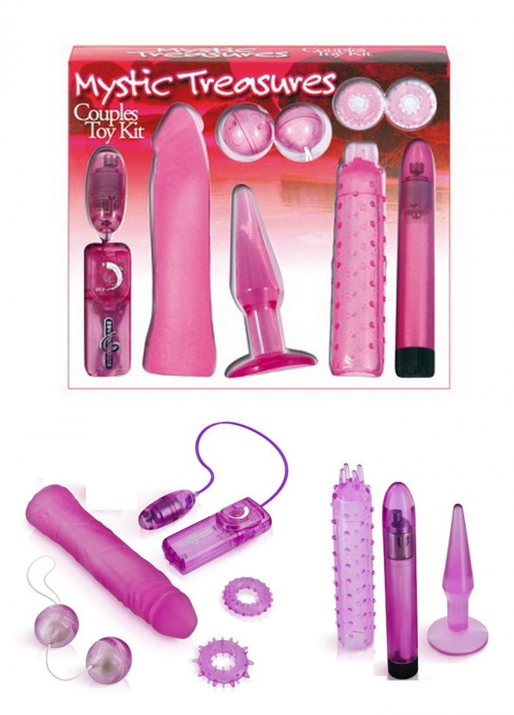 Coffret sextoys Mystic Treasures Kit - 7 accessoires