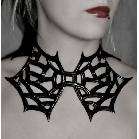 Collier en latex noir ML2 Katvoodoo