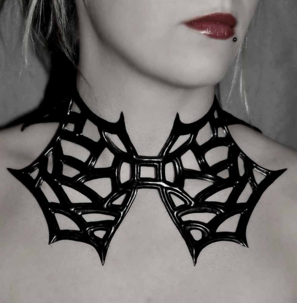 Collier en latex noir ML2 Katvoodoo