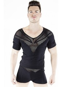 PatriceCatanzaro Tee shirt homme Excalibur noir