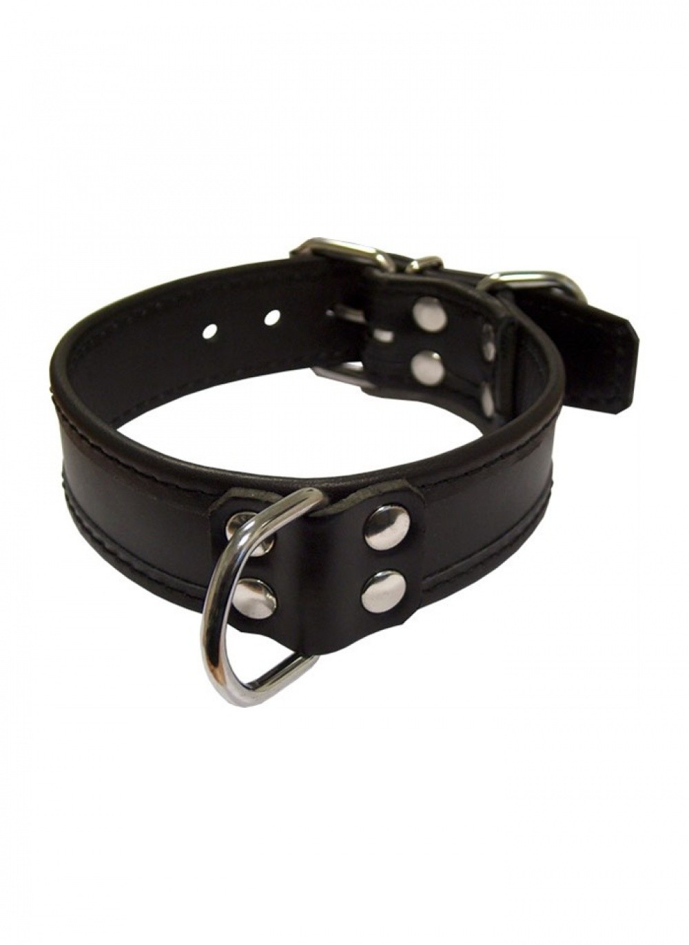 Collier BDSM cuir : Piques et clous