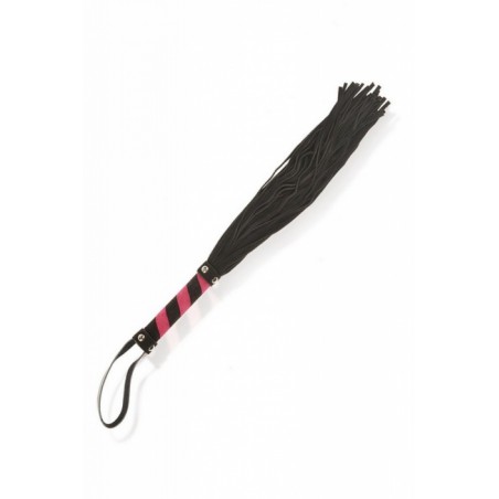 Martinet daim noir et fushia L 50 cm