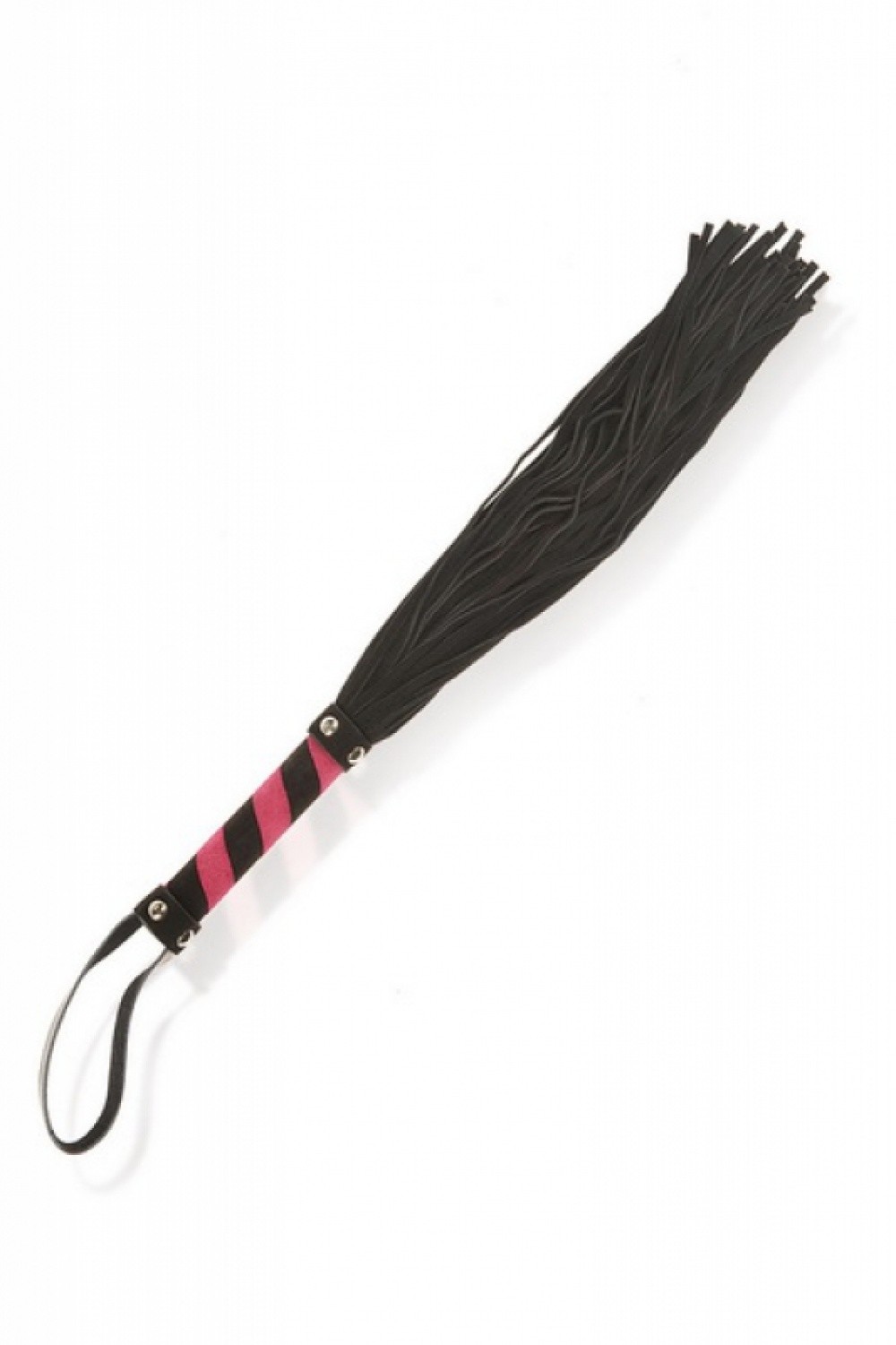 Martinet daim noir et fushia L 50 cm