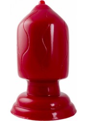 Trés gros plug ventouse TSX Assinine Rouge L 24 diametre 12 cm