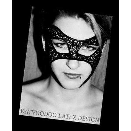 Katvoodoo masque latex noir EG15