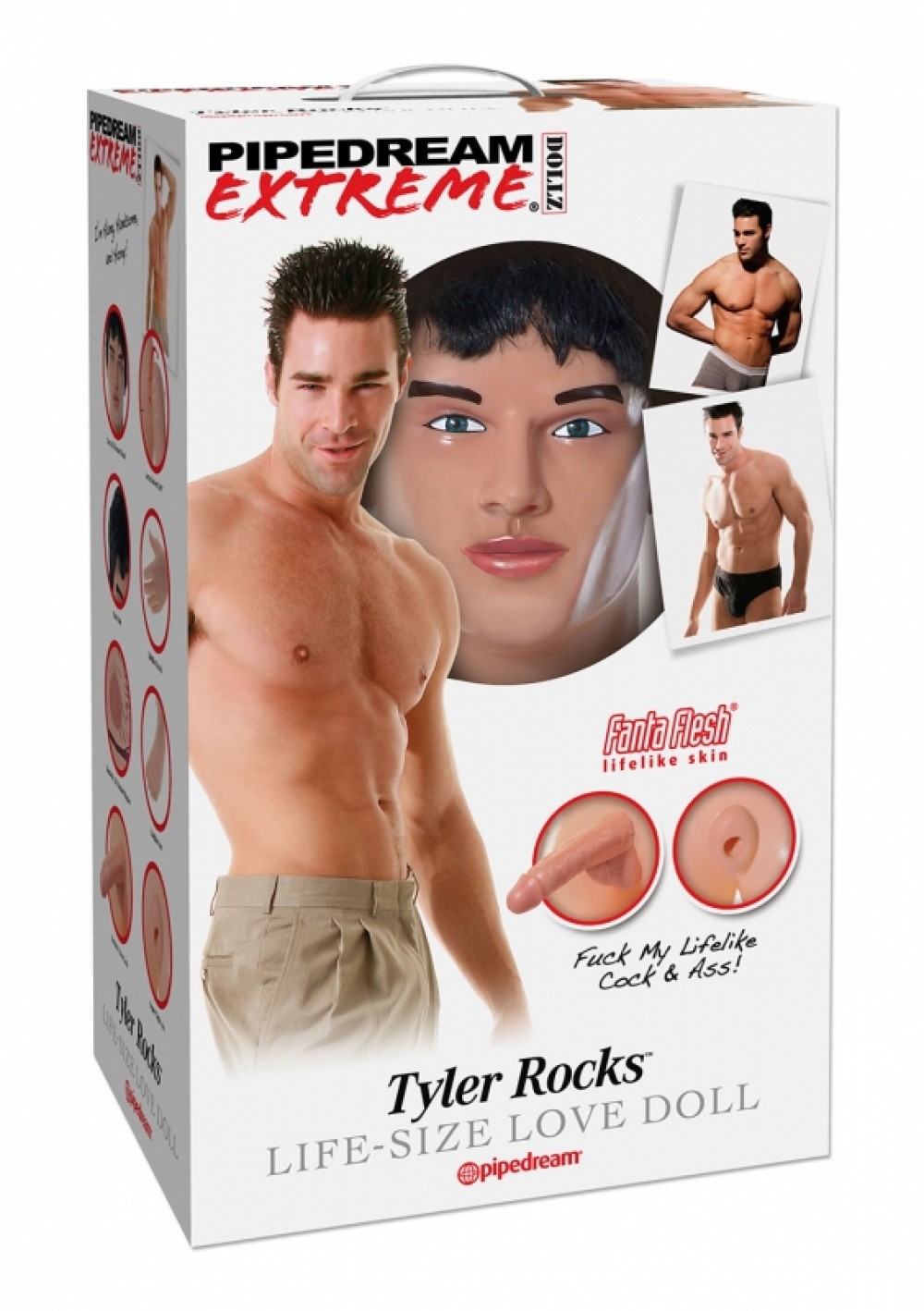 Poupée gonflable réaliste homme Tyler Rocks