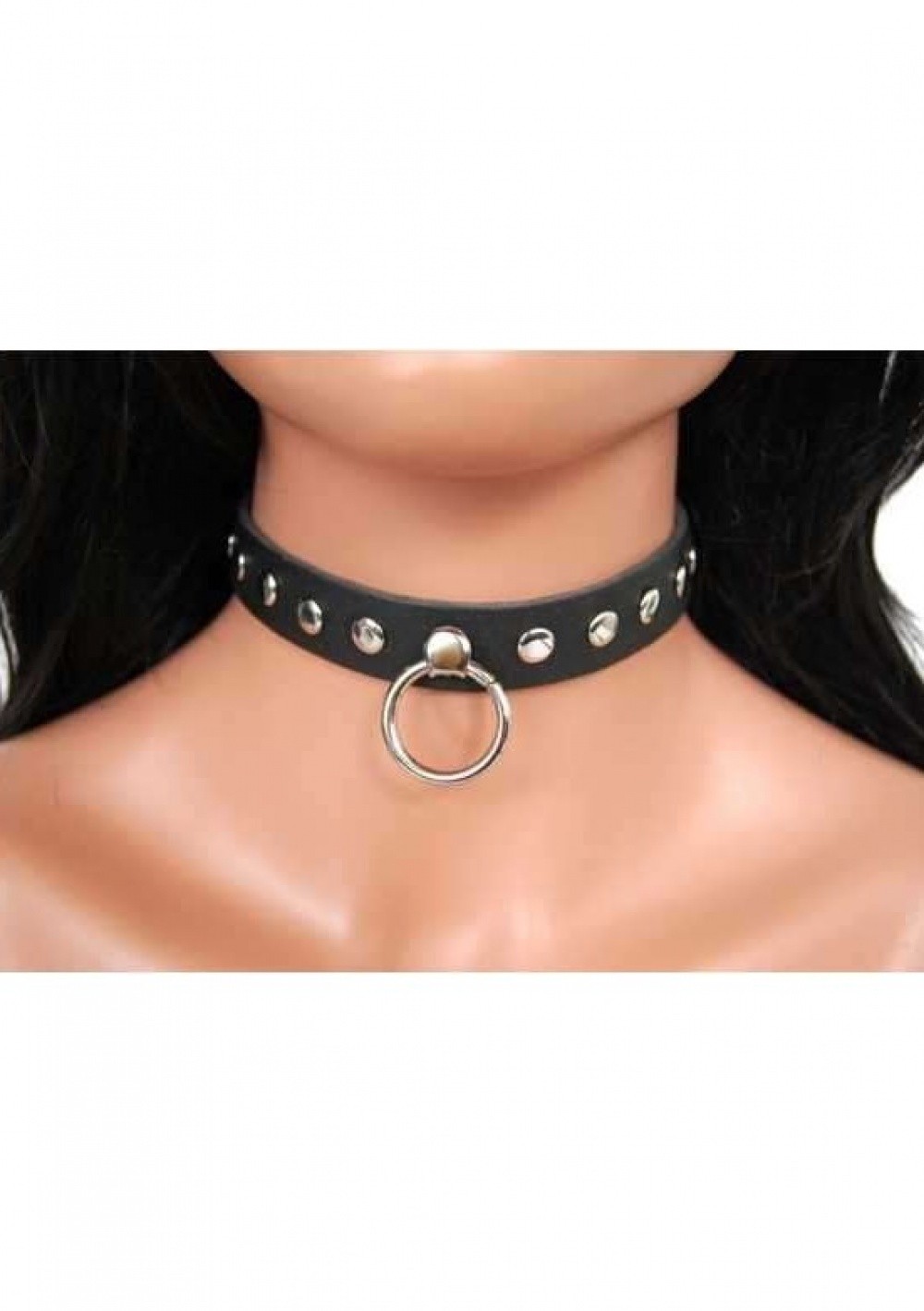 Collier 113-Cuir noir...