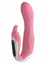 Vibromasseur pointG etstimulateur clitoris Neo Rabbit rose