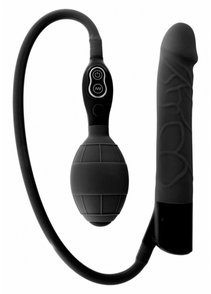 Gode gonflable & vibrant Inflatable Vibrator noir