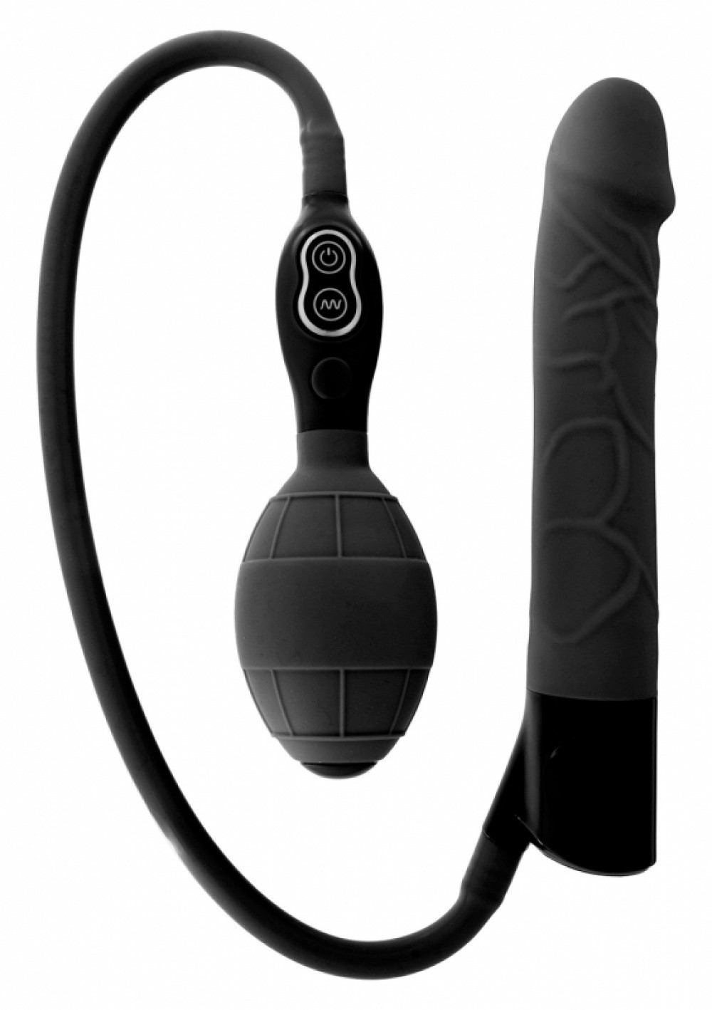 Gode gonflable & vibrant Inflatable Vibrator noir