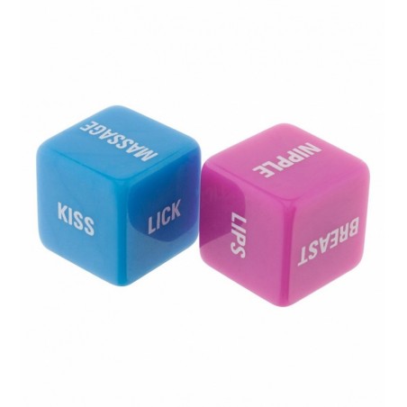 Dés coquin Lovers Dice Rose-Bleu