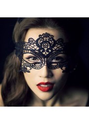 Loup masque en dentelle noir