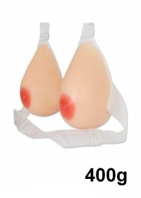 Prothèses seins silicone avec soutien gorge Bonnet 85B - 400 grs