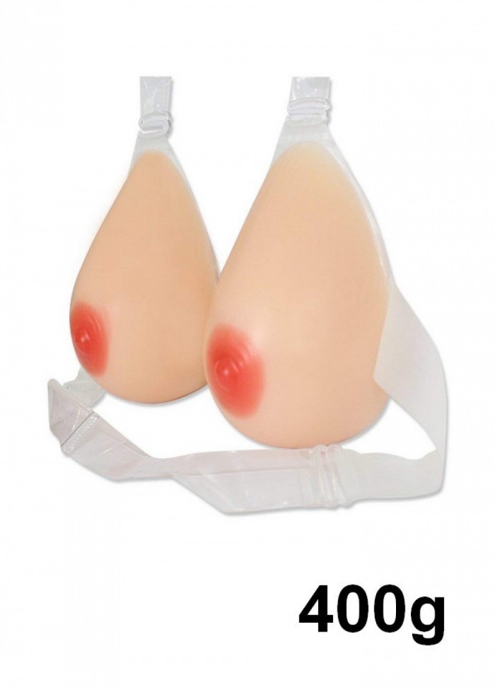 Prothèses seins silicone avec soutien gorge Bonnet 85B - 400 grs