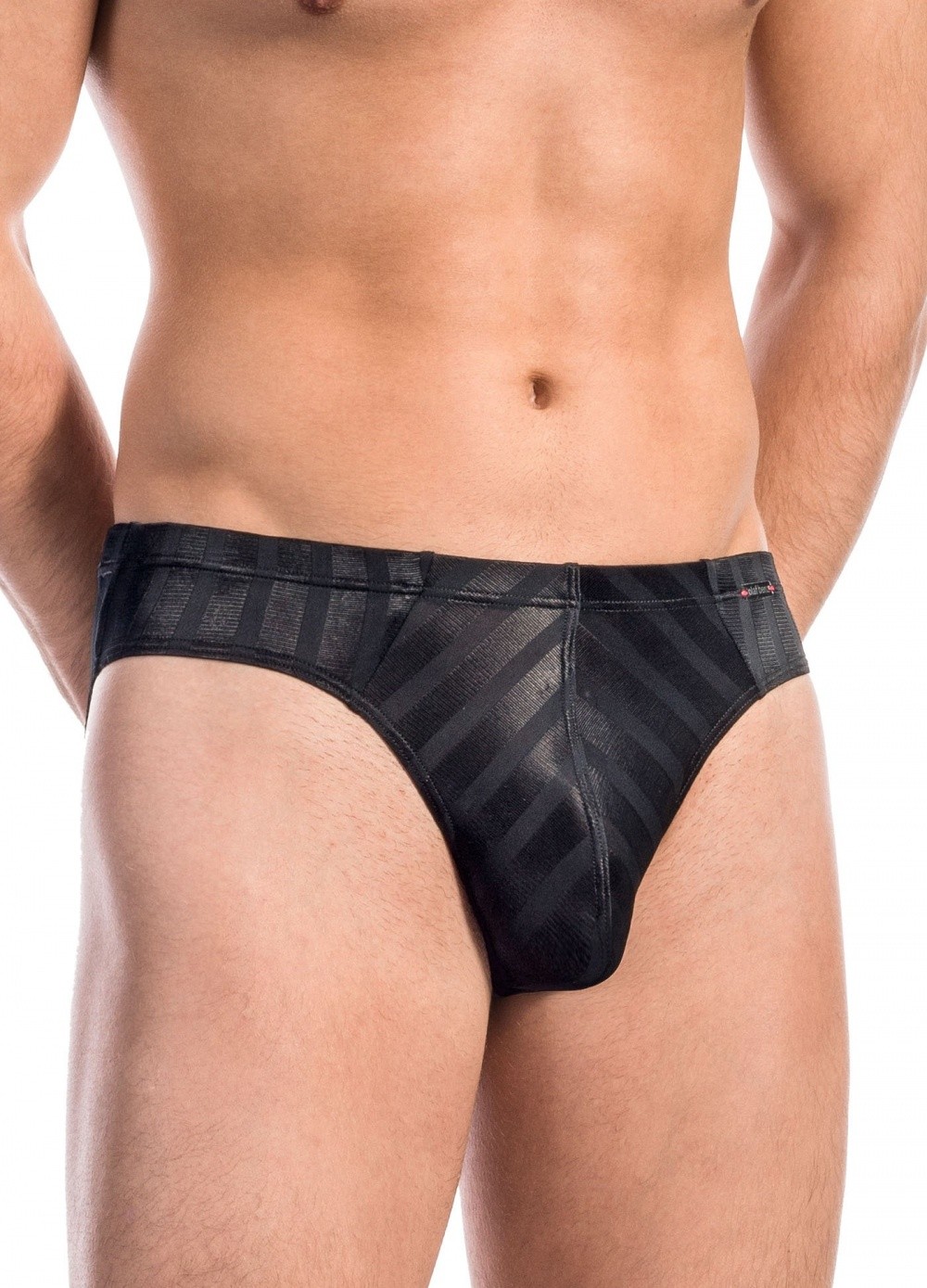 OlafBenz 1576-Slip homme Brief  noir