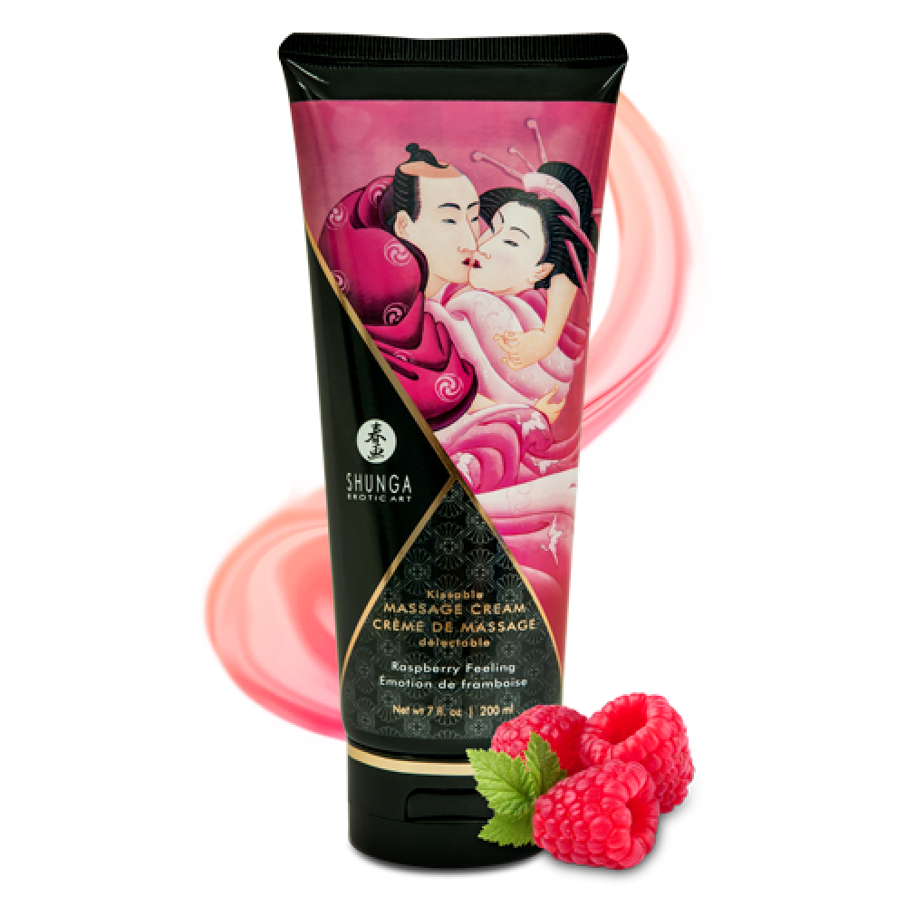 Shunga Crème de massage framboise