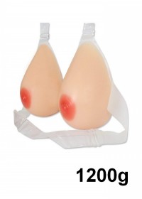 Prothèses seins silicone avec soutien gorge Bonnet 100D - 1200grs