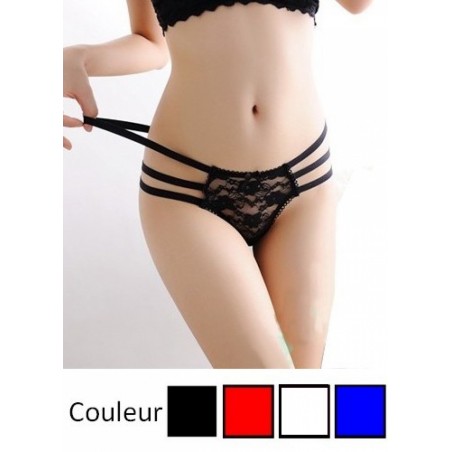 String femme dentelle 3 ficelles