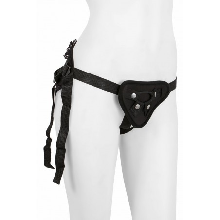 Ceinture harnais gode ceinture Supreme tissus dentelle noir