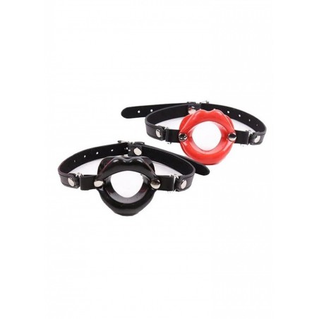 Baillon uro forme Lévres silicone rouge ou noir