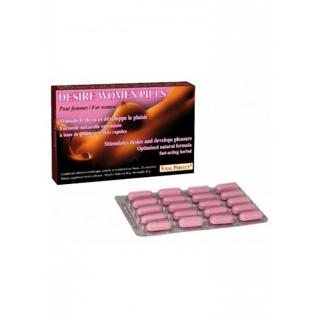 Aphrodisiaque femme Desire Women pills - 10 gelules