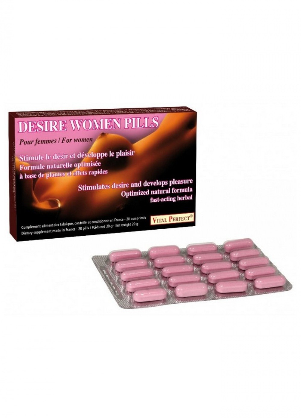 Aphrodisiaque femme Desire Women pills - 10 gelules