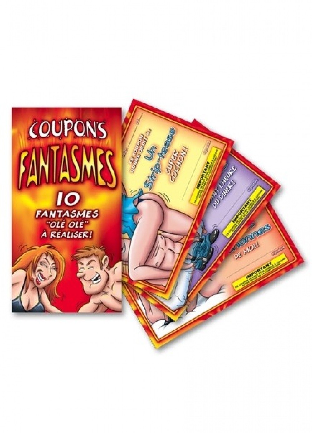 Ozzé-Coupons Fantasmes Olé Olé pour couple