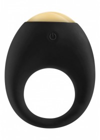 Luz Cockring vibrant Lumineux rechargeable Eclipse silicone extensible noir