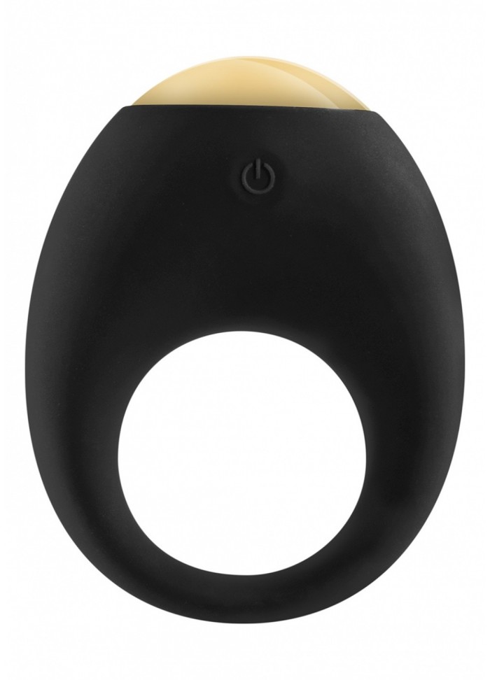 Luz Cockring vibrant Lumineux rechargeable Eclipse silicone extensible noir