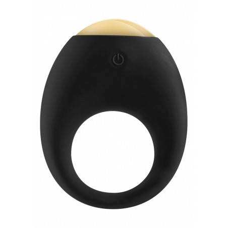 Luz Cockring vibrant Lumineux rechargeable Eclipse silicone extensible noir