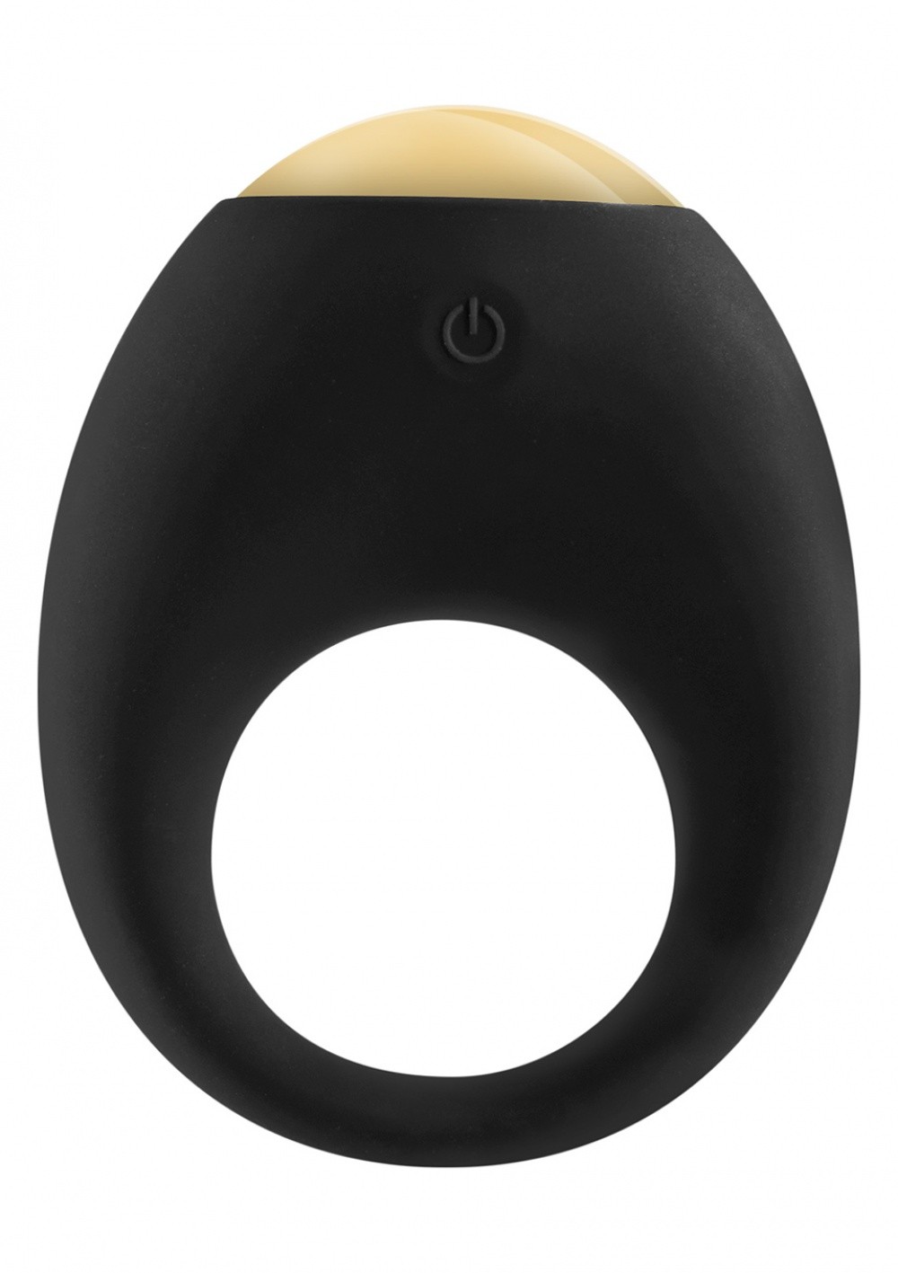 Luz Cockring vibrant Lumineux rechargeable Eclipse silicone extensible noir