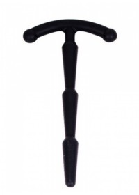 Sonde d'urètre PénisStick silicone noir N°4