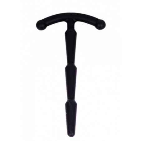 Sonde d'urètre PénisStick silicone noir N°4