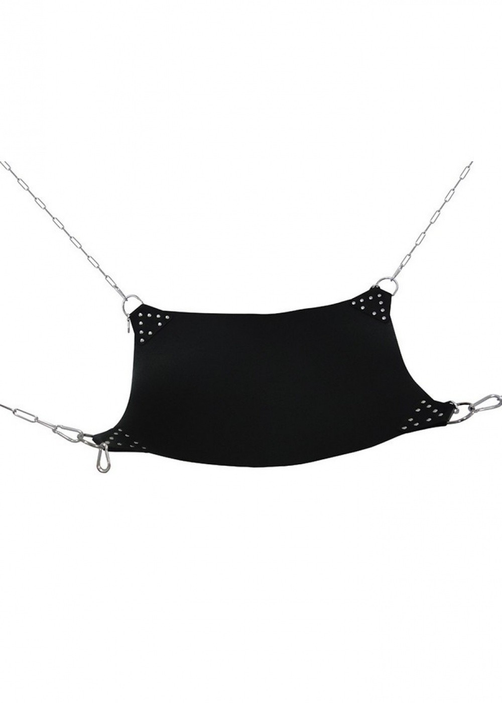 Sling en cuir noir avec chaines