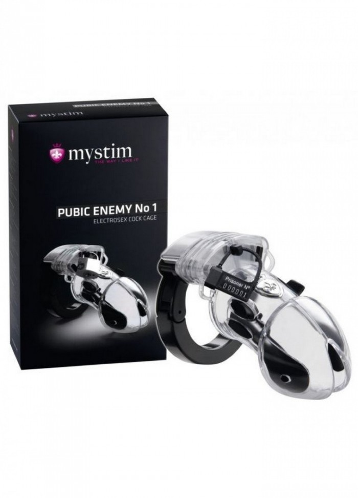 Mystim Cage de chasteté Electro Stimulation Pubic Enemy N°1