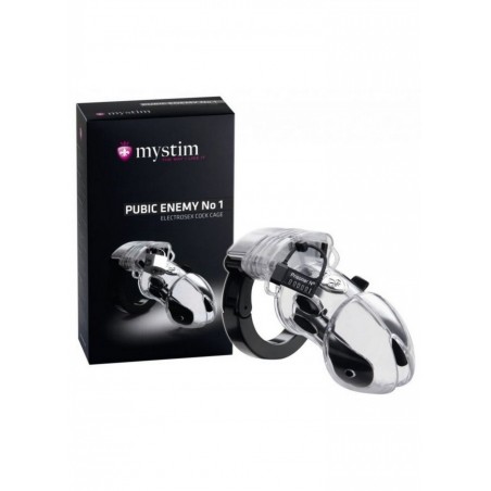 Mystim Cage de chasteté Electro Stimulation Pubic Enemy N°1