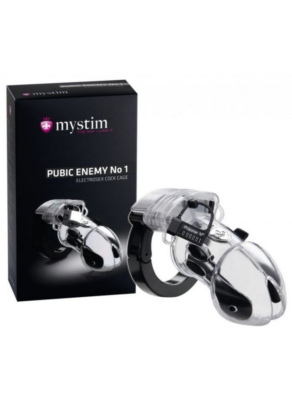 Mystim Cage de chasteté Electro Stimulation Pubic Enemy N°1