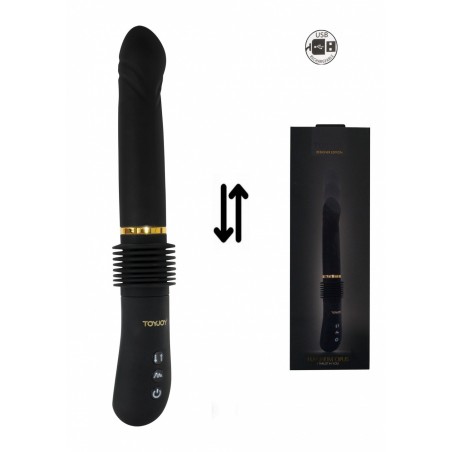 Vibromasseur Va et Vient Rechargeable Magnum Opus Thruster noir