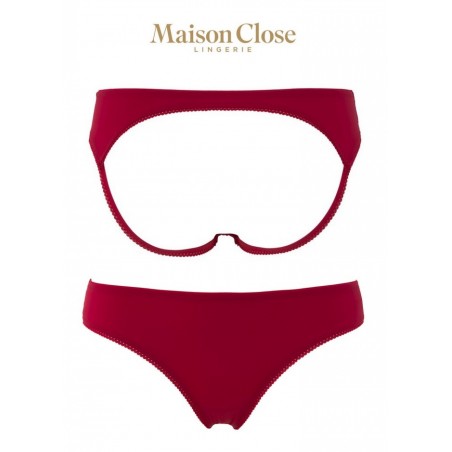 Maison Close Shorty Cul Nu rouge