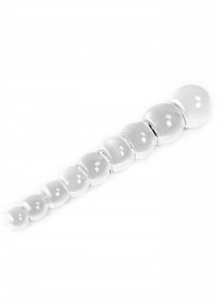 Gode boules en verre transparent Glass Dildo Clear Balls