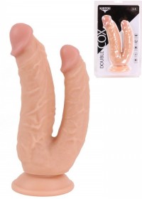 Kiotos Double gode ventouse Double pénétration COX Flesh 031 L19cm