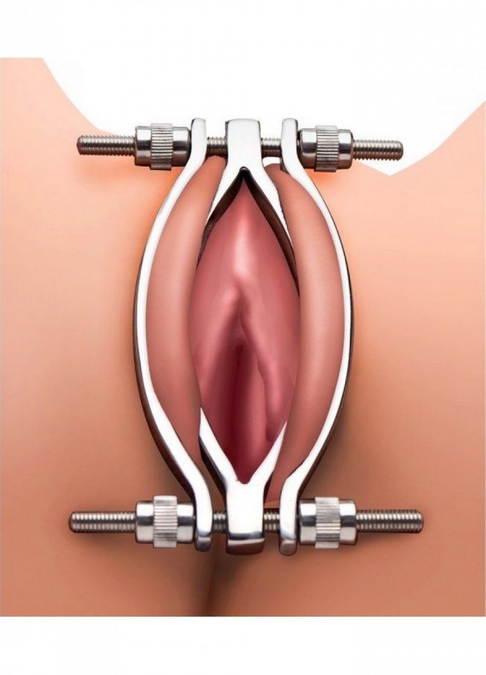 Pince lèvres vulve ajustable PussyClamp Acier Inoxydable